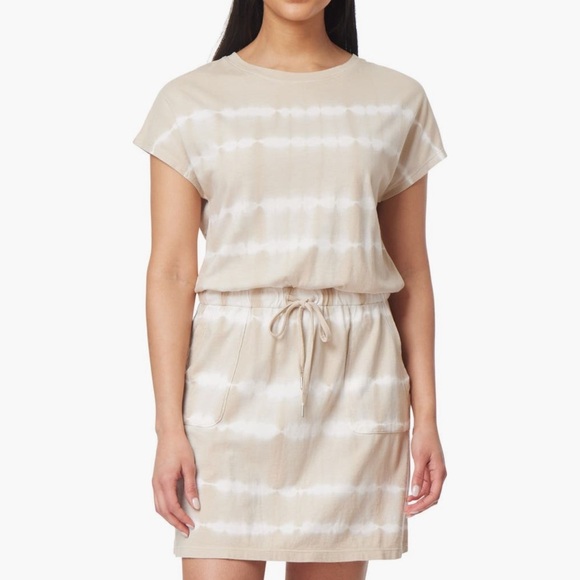 C&C California NWT❤️Tie Dye Jersey Dress - Sand - Picture 3 of 7